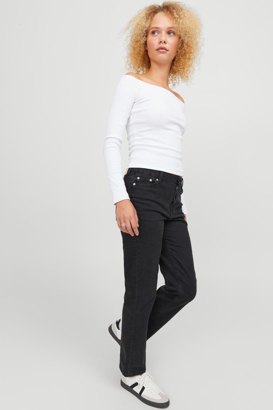Jeans straight Black denim - JJXX