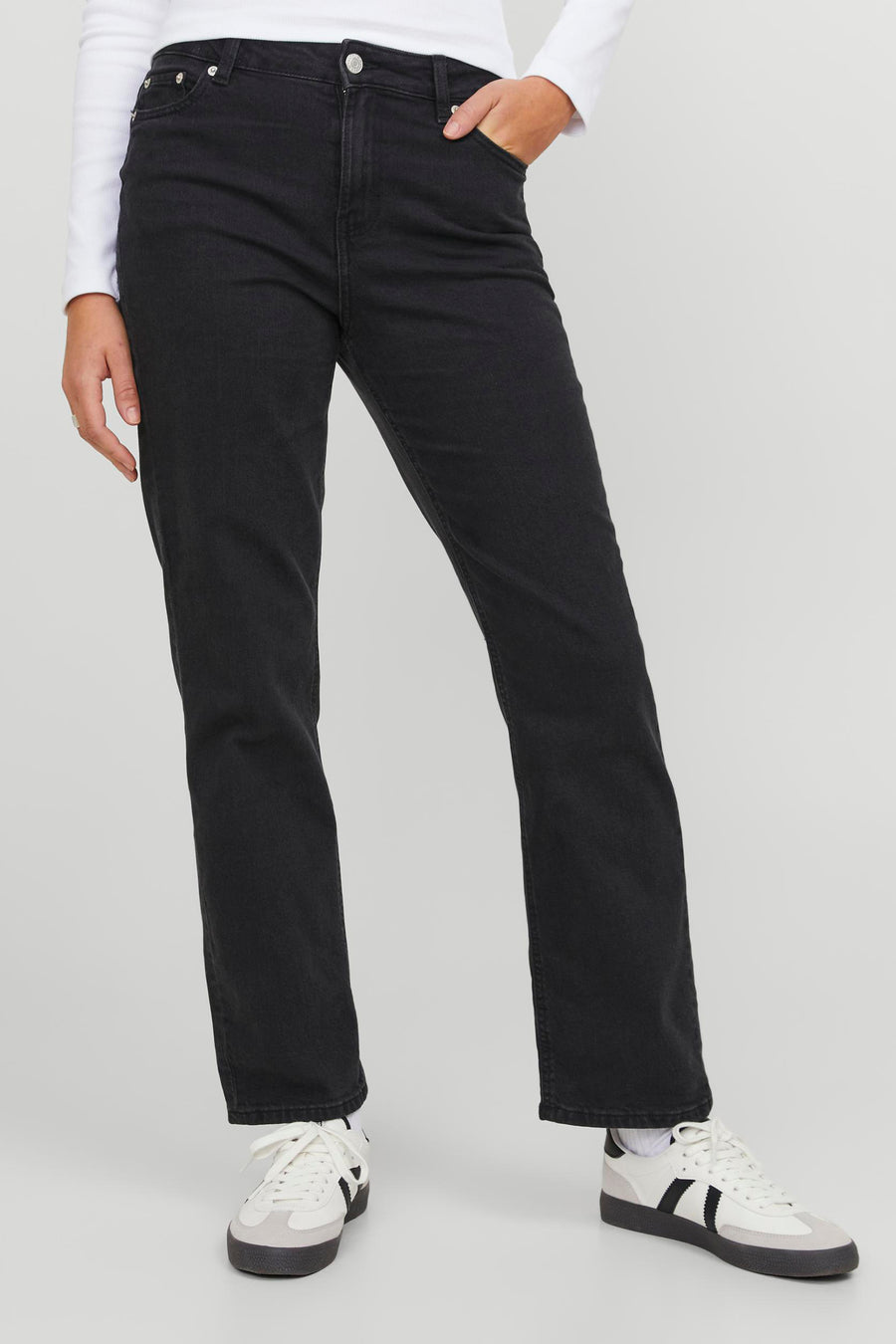 Jeans straight Black denim - JJXX