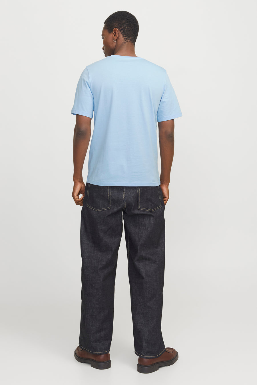 T-shirt (korte mouwen) Blauw - ORIGINALS BY JACK & JONES