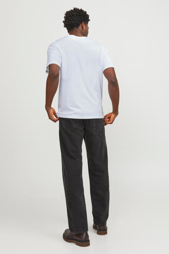 T-shirt (korte mouwen) Wit - ORIGINALS BY JACK & JONES