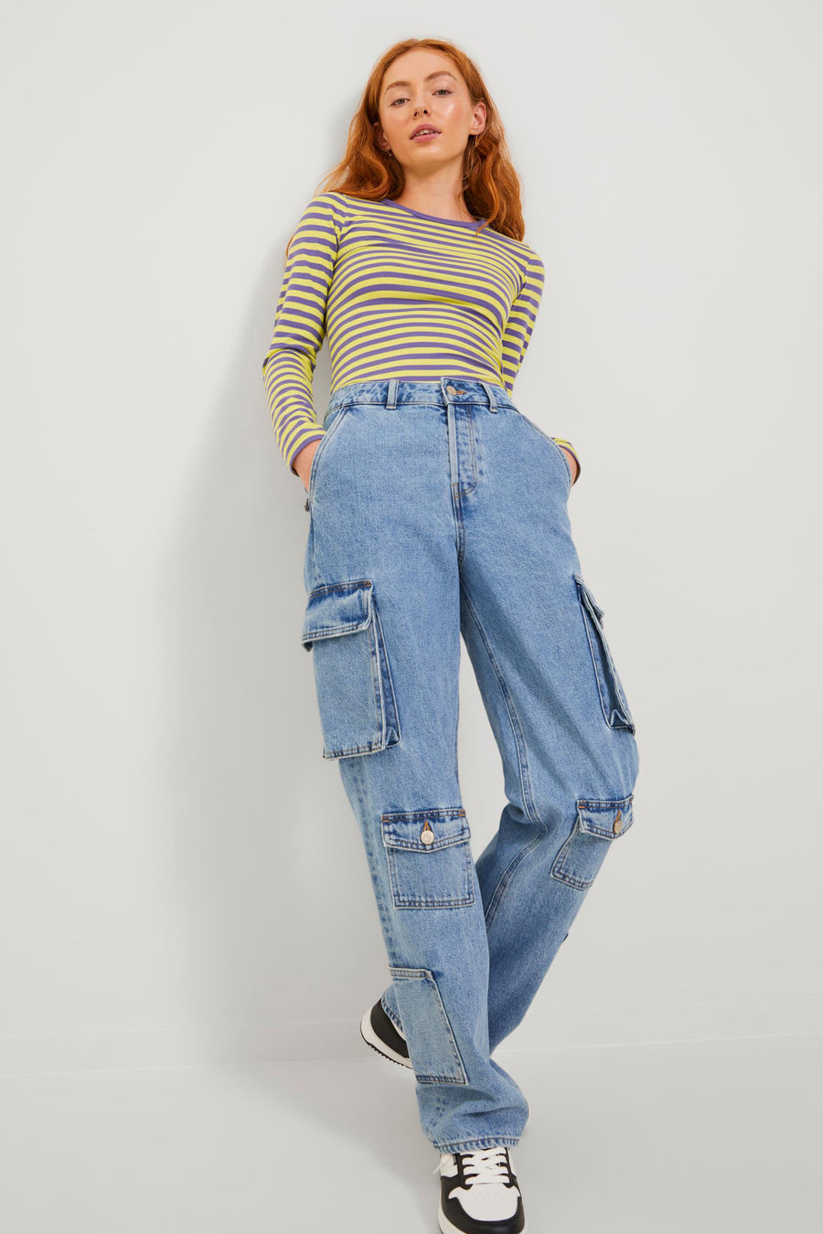 Jeans straight Mid blue denim - JJXX