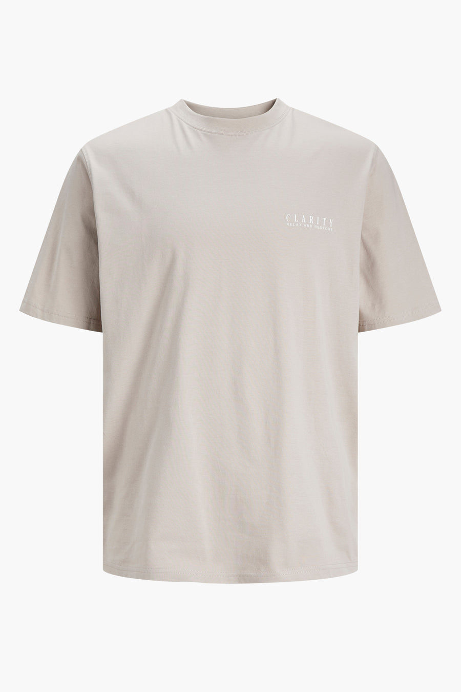 T-shirt (korte mouwen) Ecru - ORIGINALS BY JACK & JONES