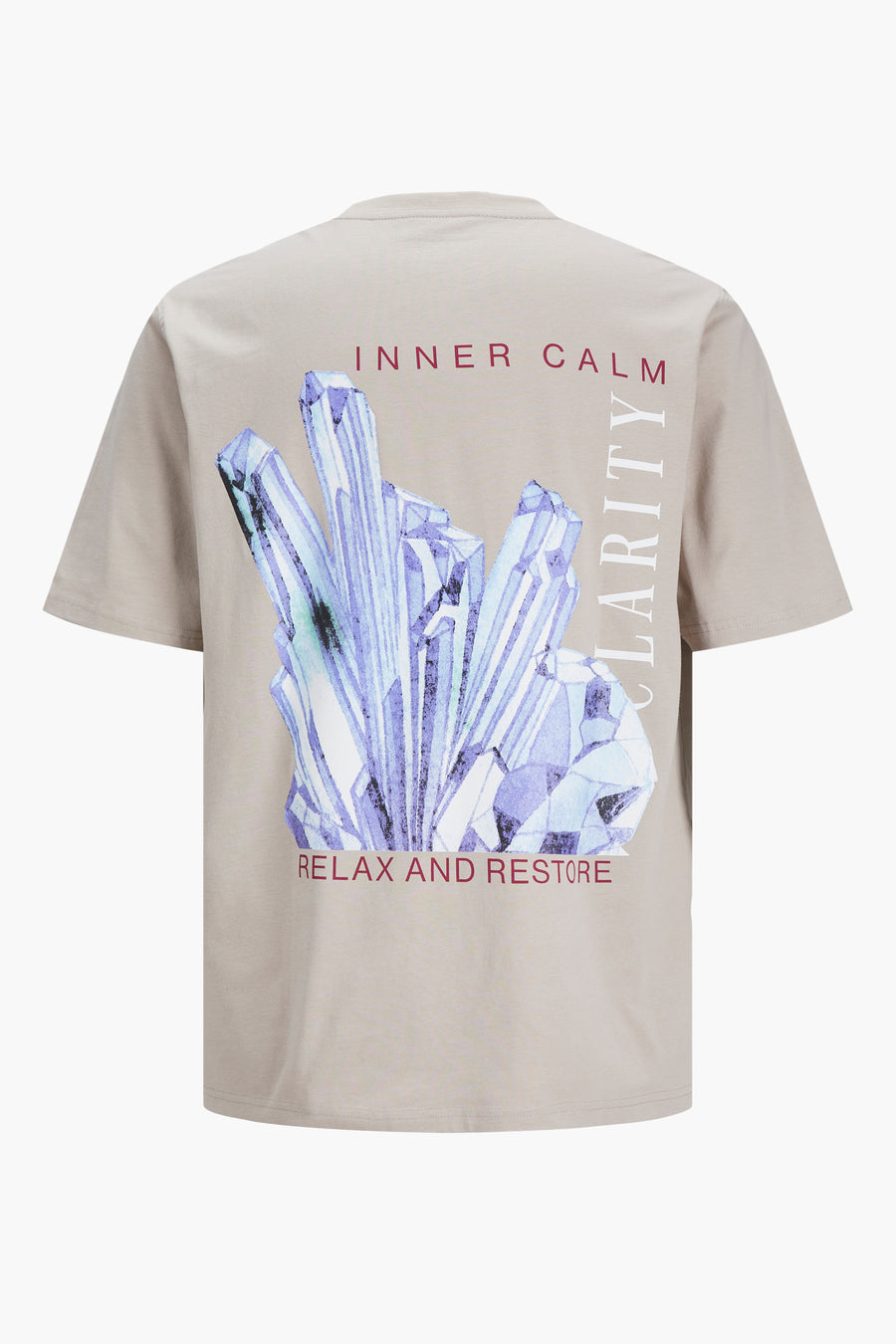 T-shirt (korte mouwen) Ecru - ORIGINALS BY JACK & JONES