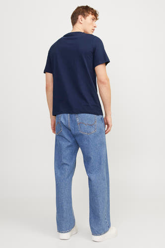 T-shirt (korte mouwen) Blauw - ORIGINALS BY JACK & JONES
