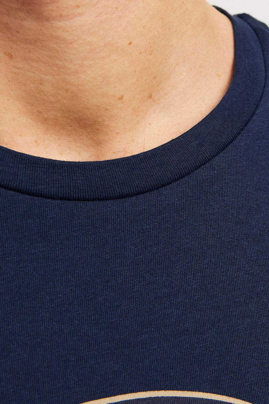T-shirt (korte mouwen) Blauw - ORIGINALS BY JACK & JONES