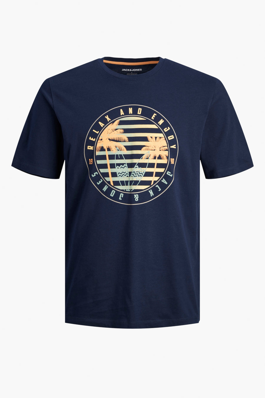 T-shirt (korte mouwen) Blauw - ORIGINALS BY JACK & JONES
