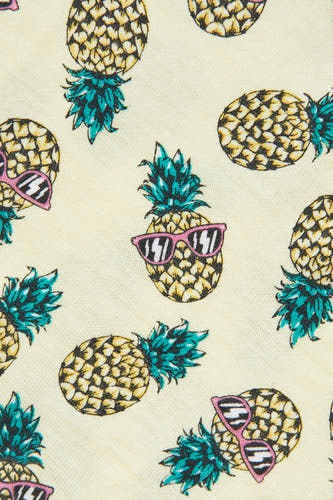 T-shirt (korte mouwen) Geel - ORIGINALS BY JACK & JONES