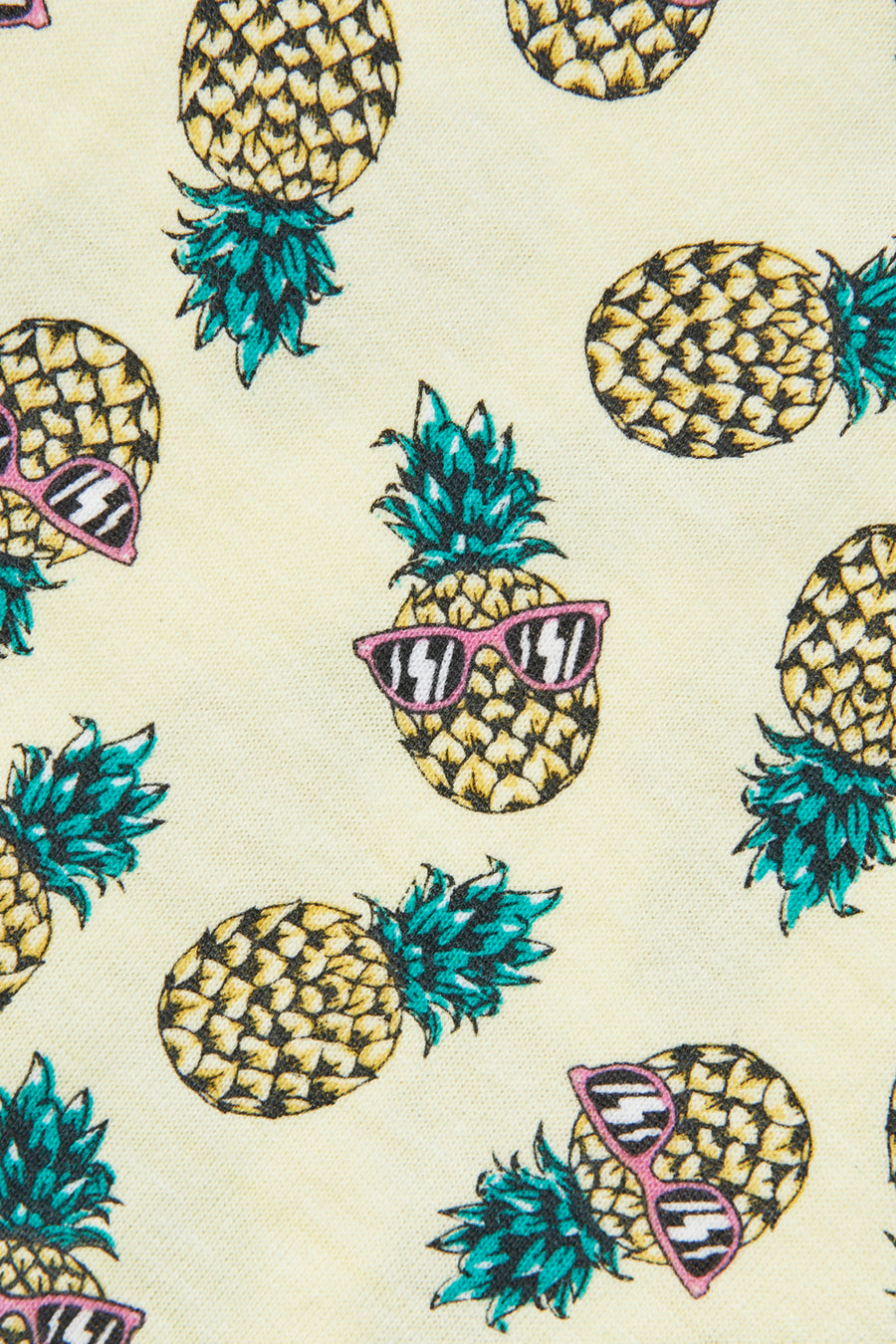 T-shirt (korte mouwen) Geel - ORIGINALS BY JACK & JONES