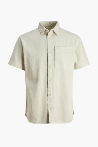 Hemd (korte mouwen) Ecru - JACK & JONES JEANS INTELLIGENCE