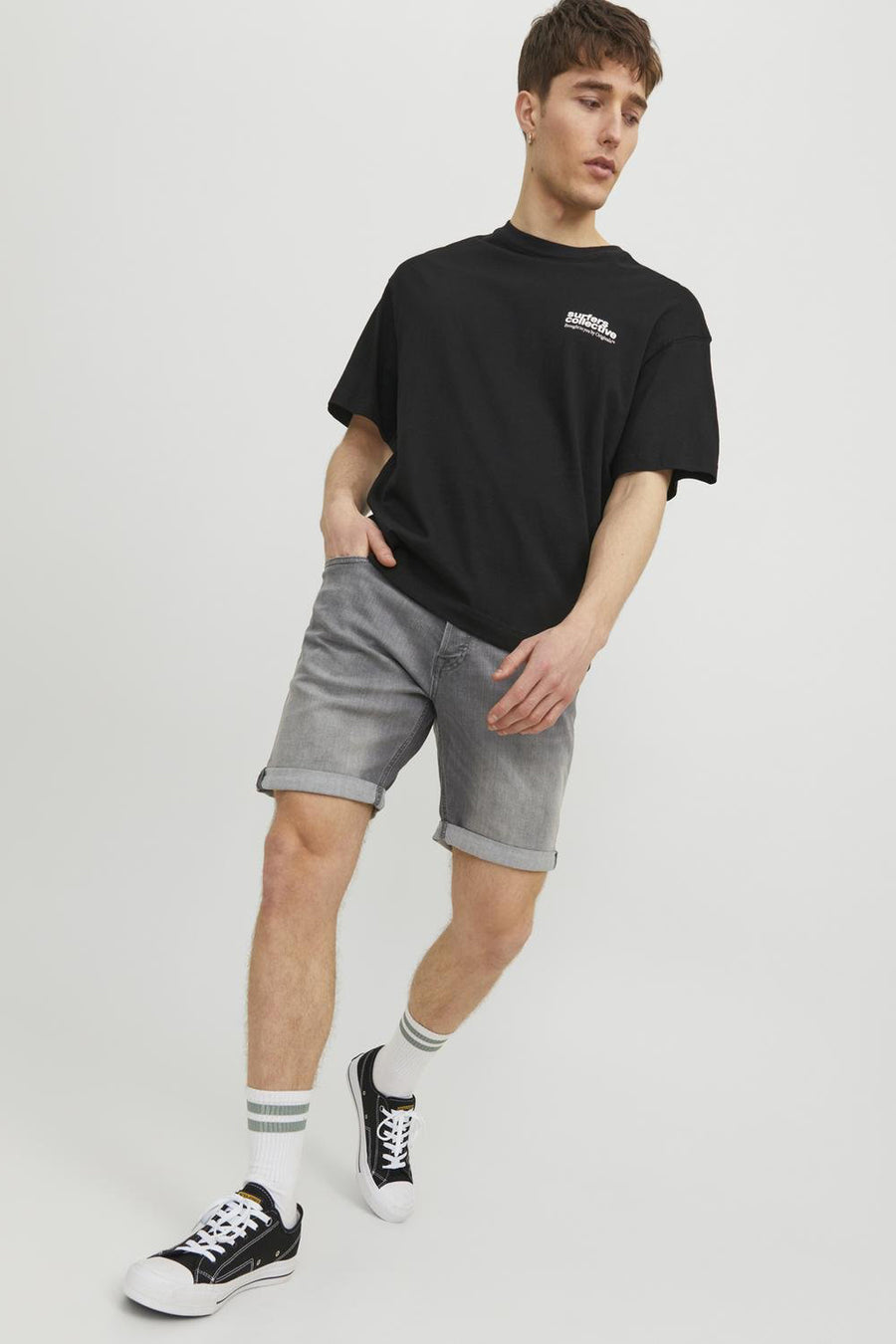 Jeansshort Light grey denim - JACK & JONES JEANS INTELLIGENCE