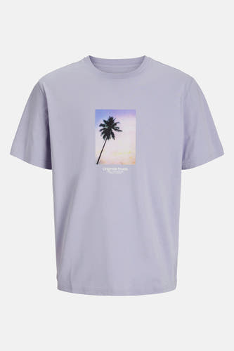 T-shirt (korte mouwen) Paars - ORIGINALS BY JACK & JONES