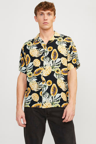 Hemd (korte mouwen) Zwart - ORIGINALS BY JACK & JONES
