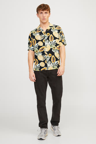 Hemd (korte mouwen) Zwart - ORIGINALS BY JACK & JONES