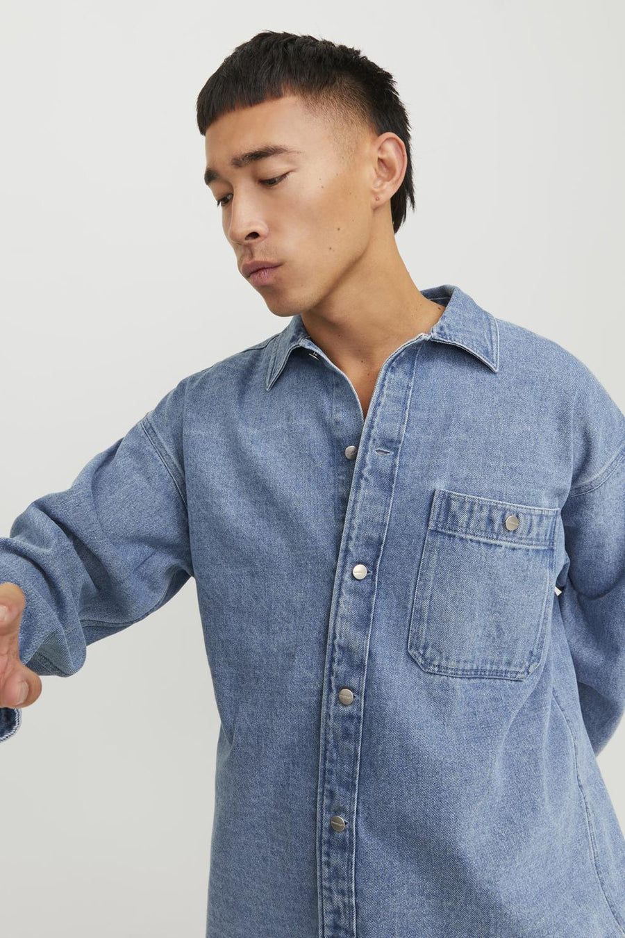Jeanshemd Mid blue denim - ORIGINALS BY JACK & JONES