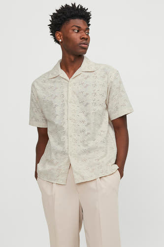 Hemd (korte mouwen) Ecru - ORIGINALS BY JACK & JONES