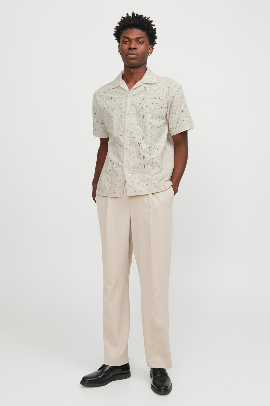 Hemd (korte mouwen) Ecru - ORIGINALS BY JACK & JONES