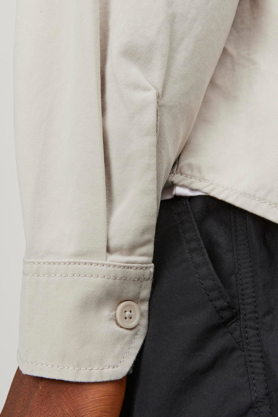 Hemd (lange mouwen) Ecru - CORE BY JACK & JONES