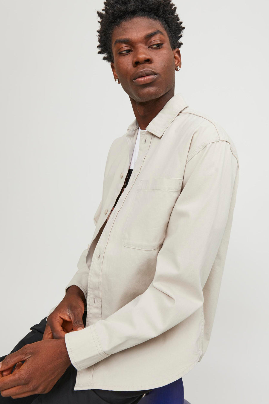 Hemd (lange mouwen) Ecru - CORE BY JACK & JONES