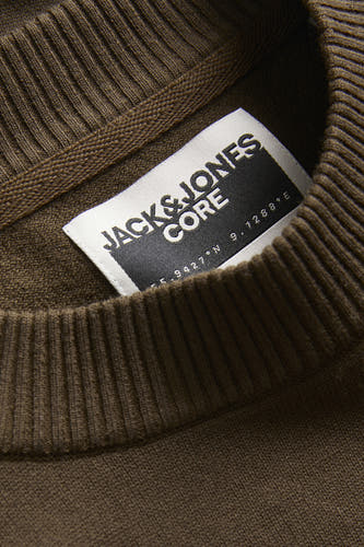 Trui met ronde hals Bruin - CORE BY JACK & JONES