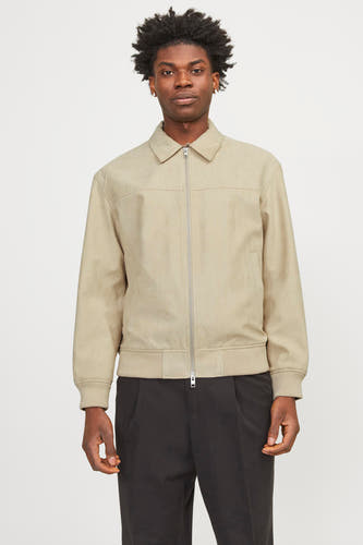 Jas (kort) Ecru - PREMIUM BLUE by JACK & JONES
