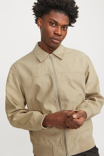 Jas (kort) Ecru - PREMIUM BLUE by JACK & JONES