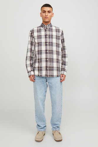 Hemd (lange mouwen) Bruin - PREMIUM BLUE by JACK & JONES
