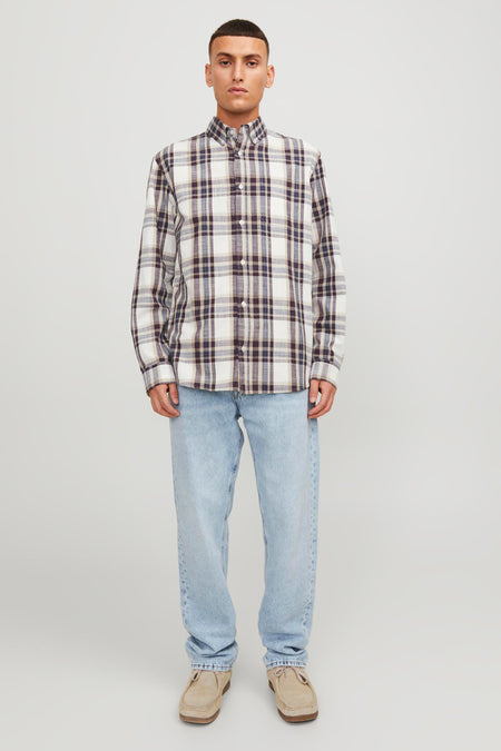 Hemd (lange mouwen) Bruin - PREMIUM BLUE by JACK & JONES