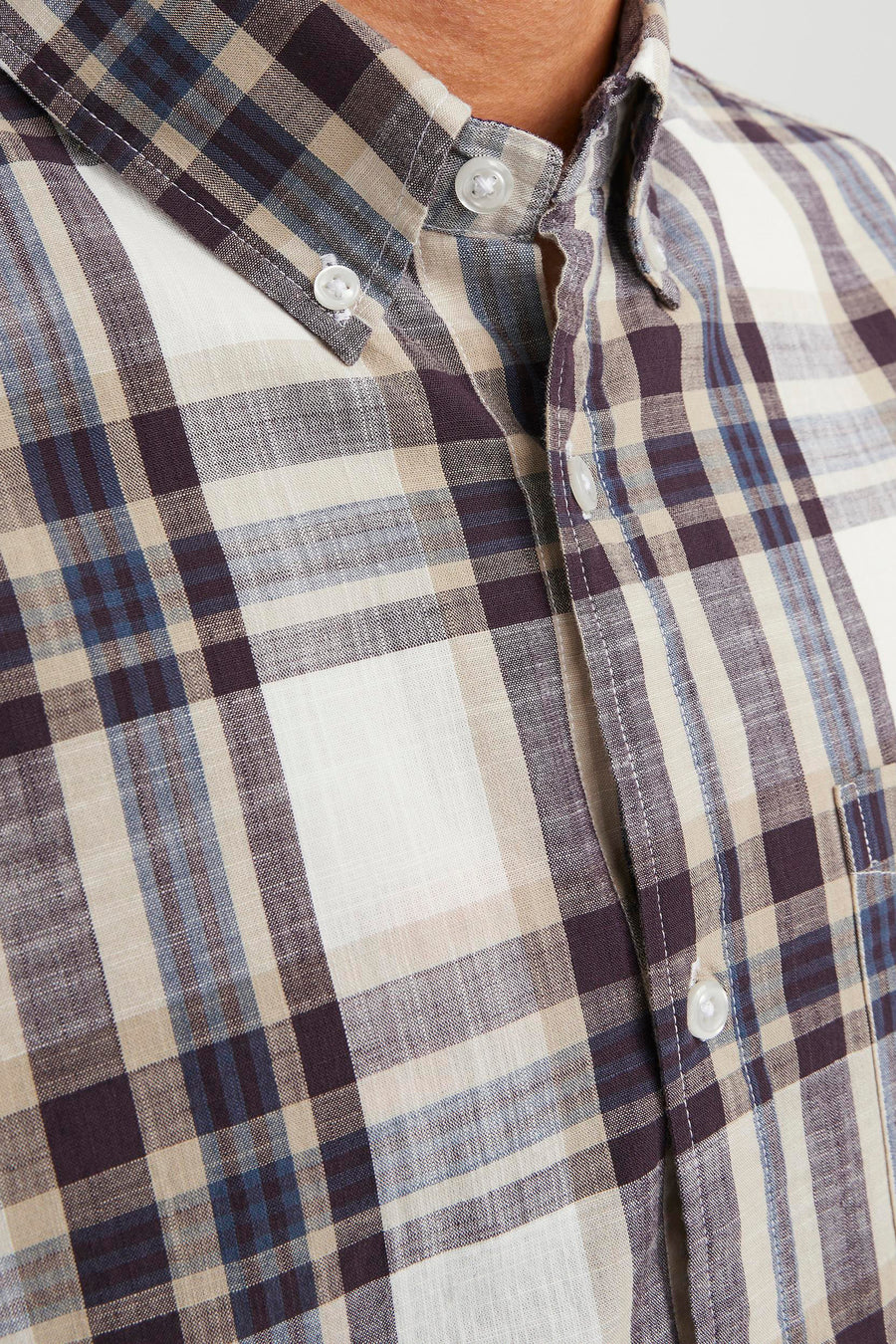 Hemd (lange mouwen) Bruin - PREMIUM BLUE by JACK & JONES