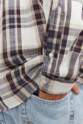 Hemd (lange mouwen) Bruin - PREMIUM BLUE by JACK & JONES