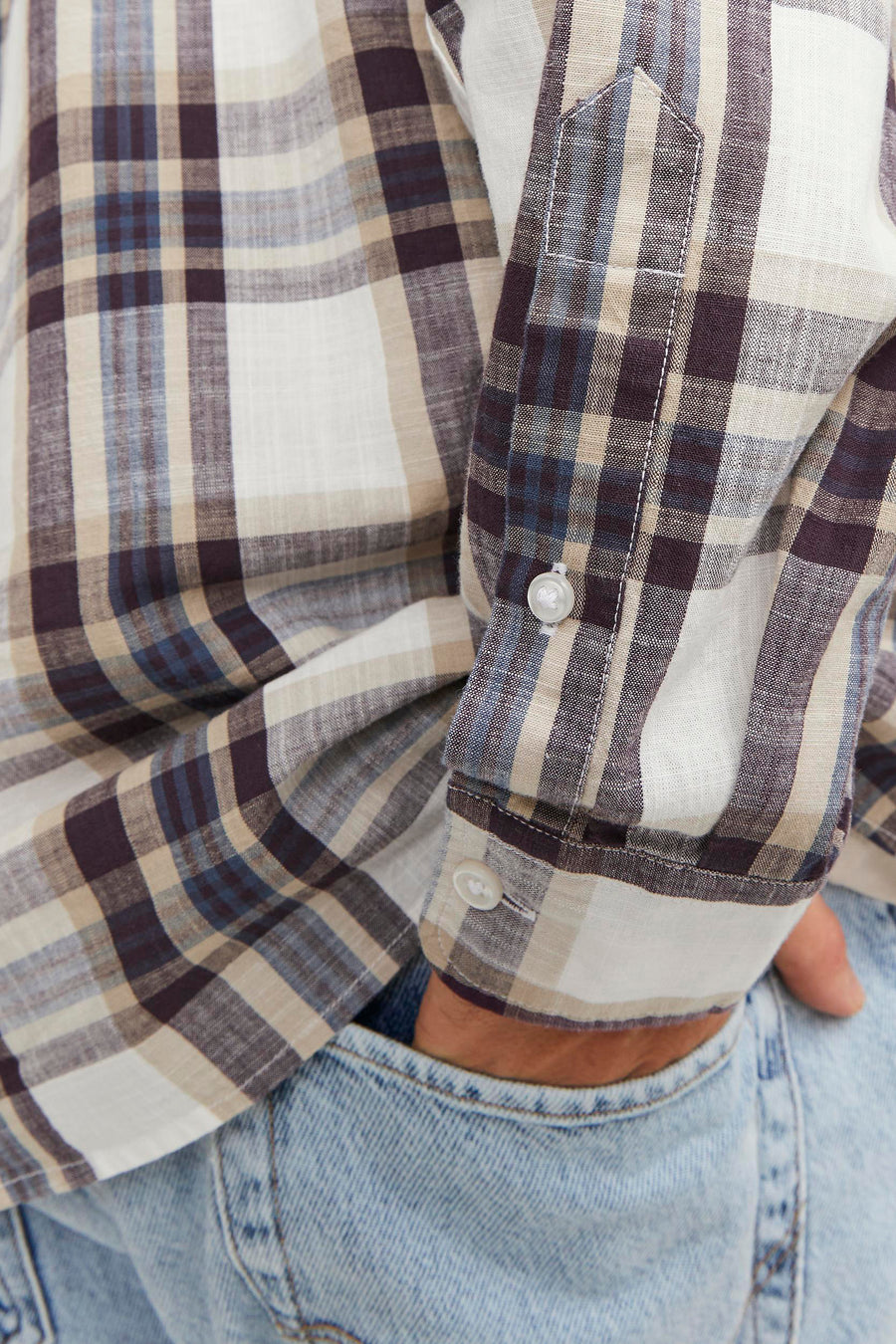 Hemd (lange mouwen) Bruin - PREMIUM BLUE by JACK & JONES