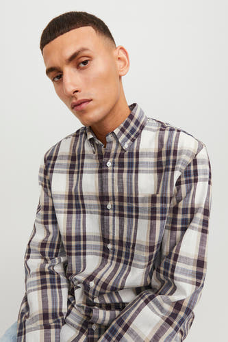 Hemd (lange mouwen) Bruin - PREMIUM BLUE by JACK & JONES