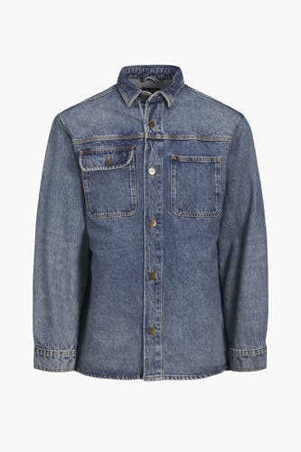 Hemd (lange mouwen) Mid blue denim - JACK & JONES JEANS INTELLIGENCE