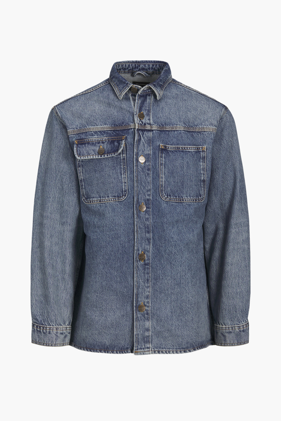 Hemd (lange mouwen) Mid blue denim - JACK & JONES JEANS INTELLIGENCE