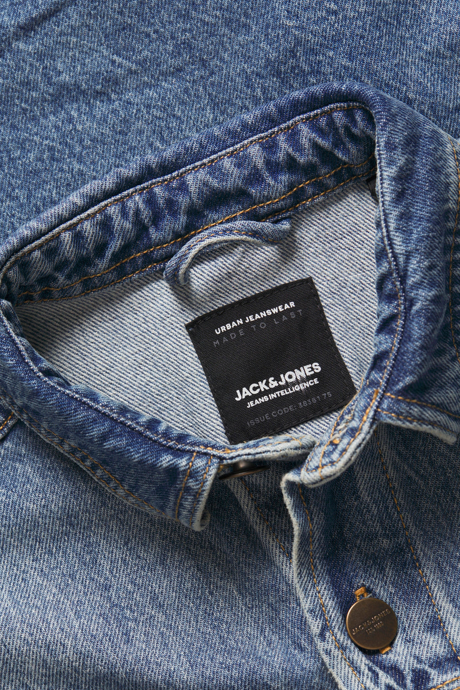 Hemd (lange mouwen) Mid blue denim - JACK & JONES JEANS INTELLIGENCE