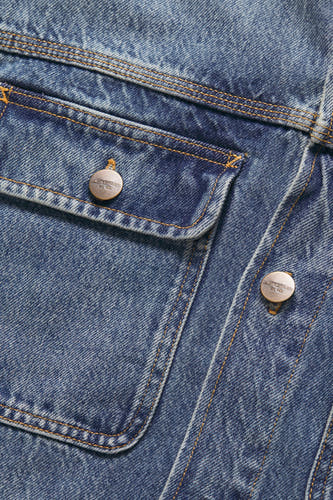 Hemd (lange mouwen) Mid blue denim - JACK & JONES JEANS INTELLIGENCE