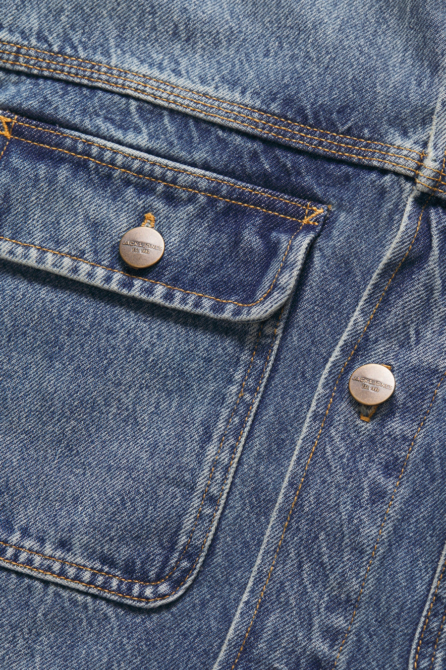 Hemd (lange mouwen) Mid blue denim - JACK & JONES JEANS INTELLIGENCE