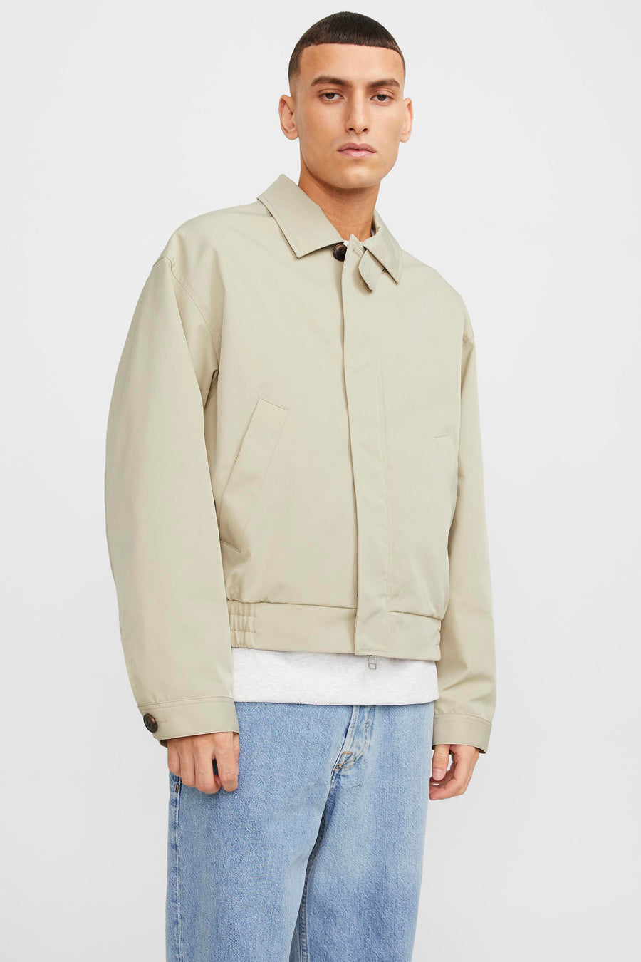 Jas (kort) Ecru - ORIGINALS BY JACK & JONES
