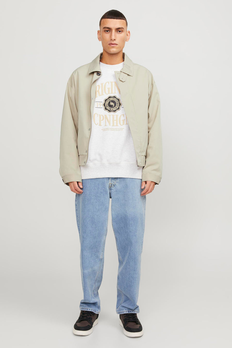 Jas (kort) Ecru - ORIGINALS BY JACK & JONES