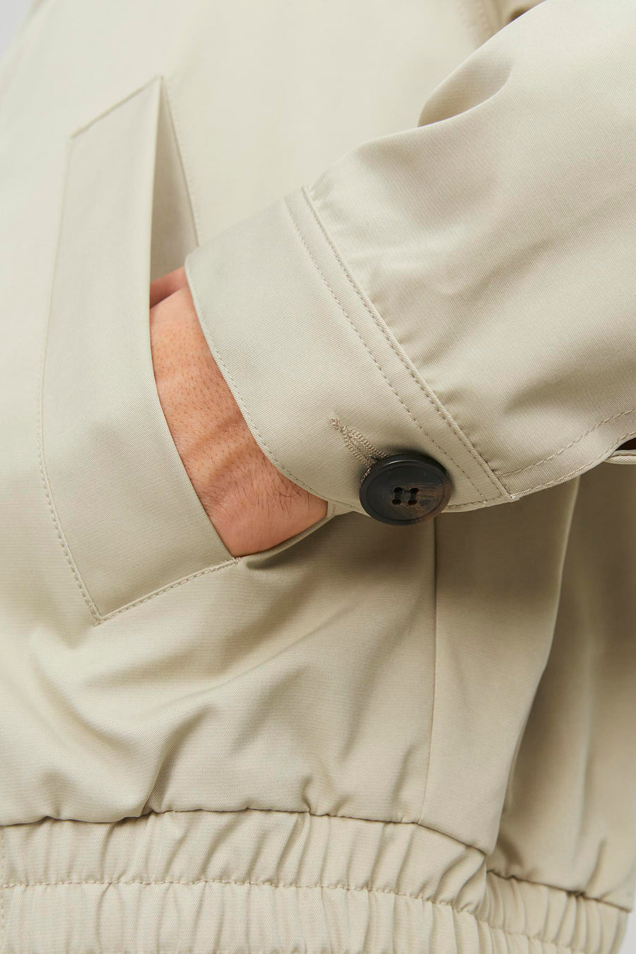 Jas (kort) Ecru - ORIGINALS BY JACK & JONES