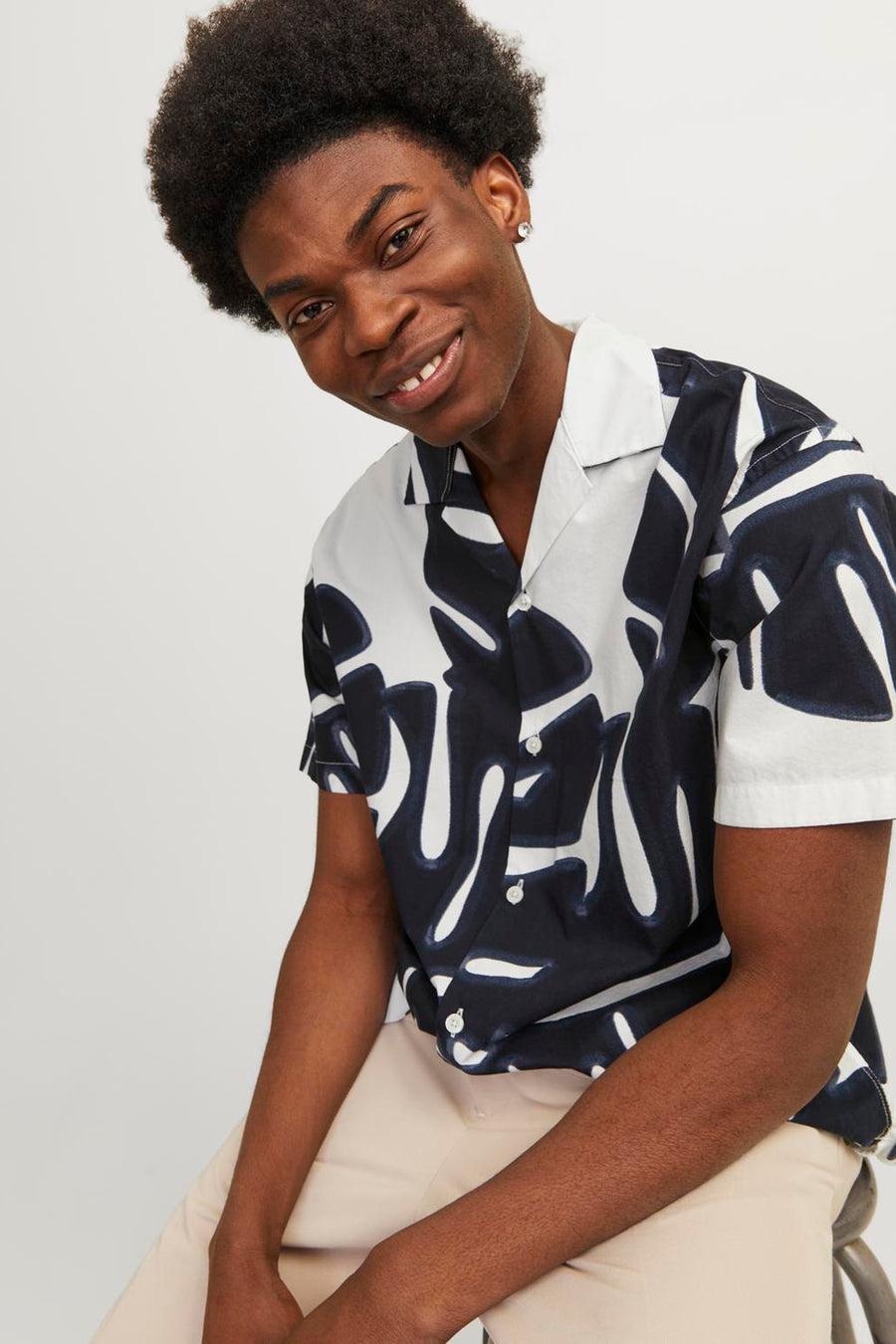 Hemd (korte mouwen) Wit - PREMIUM by JACK & JONES