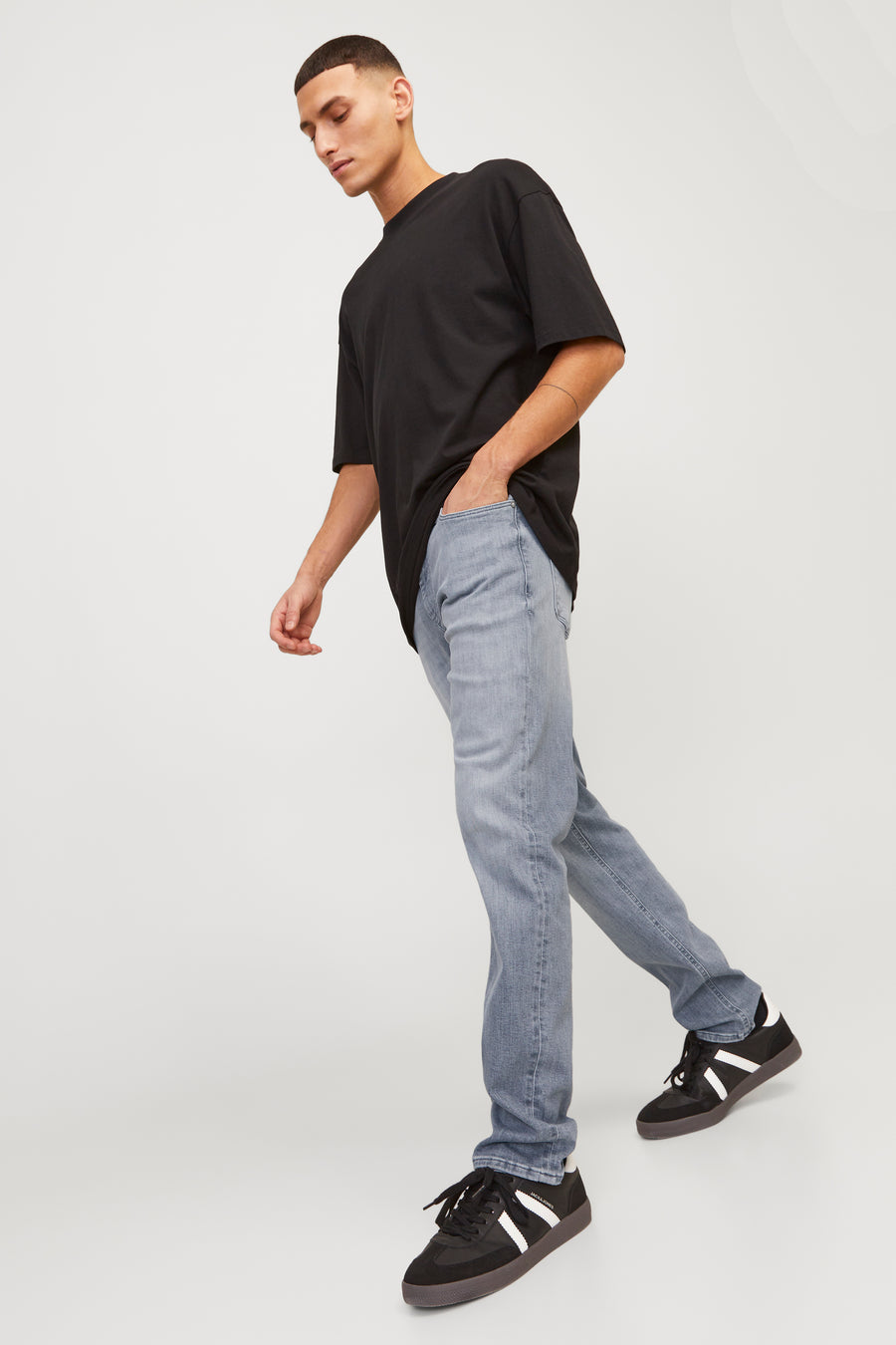Jeans straight Mid grey denim - JACK & JONES JEANS INTELLIGENCE