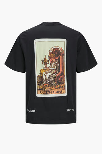T-shirt (korte mouwen) Zwart - ORIGINALS BY JACK & JONES