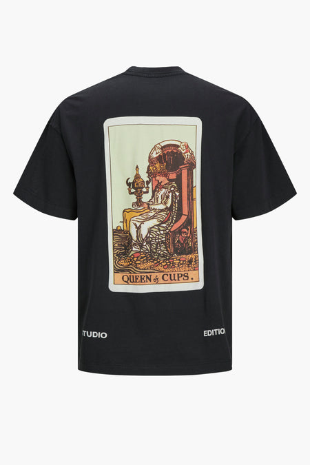 T-shirt (korte mouwen) Zwart - ORIGINALS BY JACK & JONES