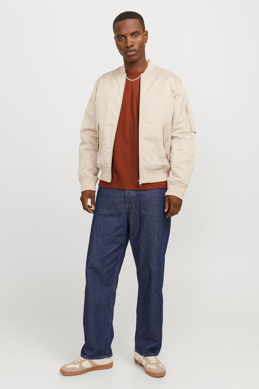 T-shirt (korte mouwen) Bruin - CORE BY JACK & JONES