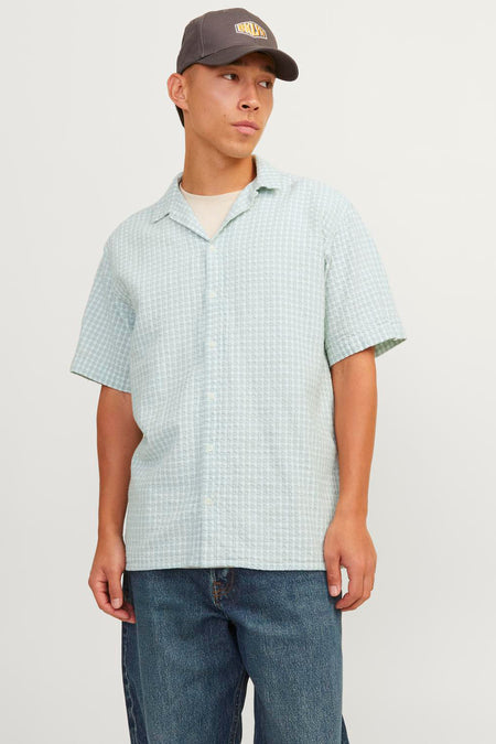 Hemd (korte mouwen) Blauw - ORIGINALS BY JACK & JONES