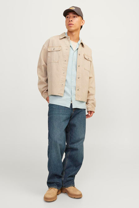 Hemd (korte mouwen) Blauw - ORIGINALS BY JACK & JONES