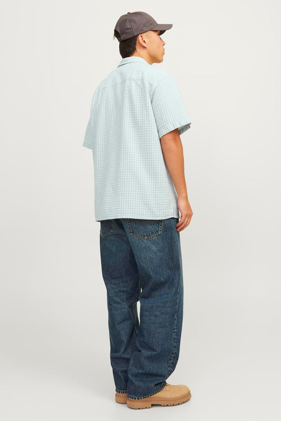 Hemd (korte mouwen) Blauw - ORIGINALS BY JACK & JONES