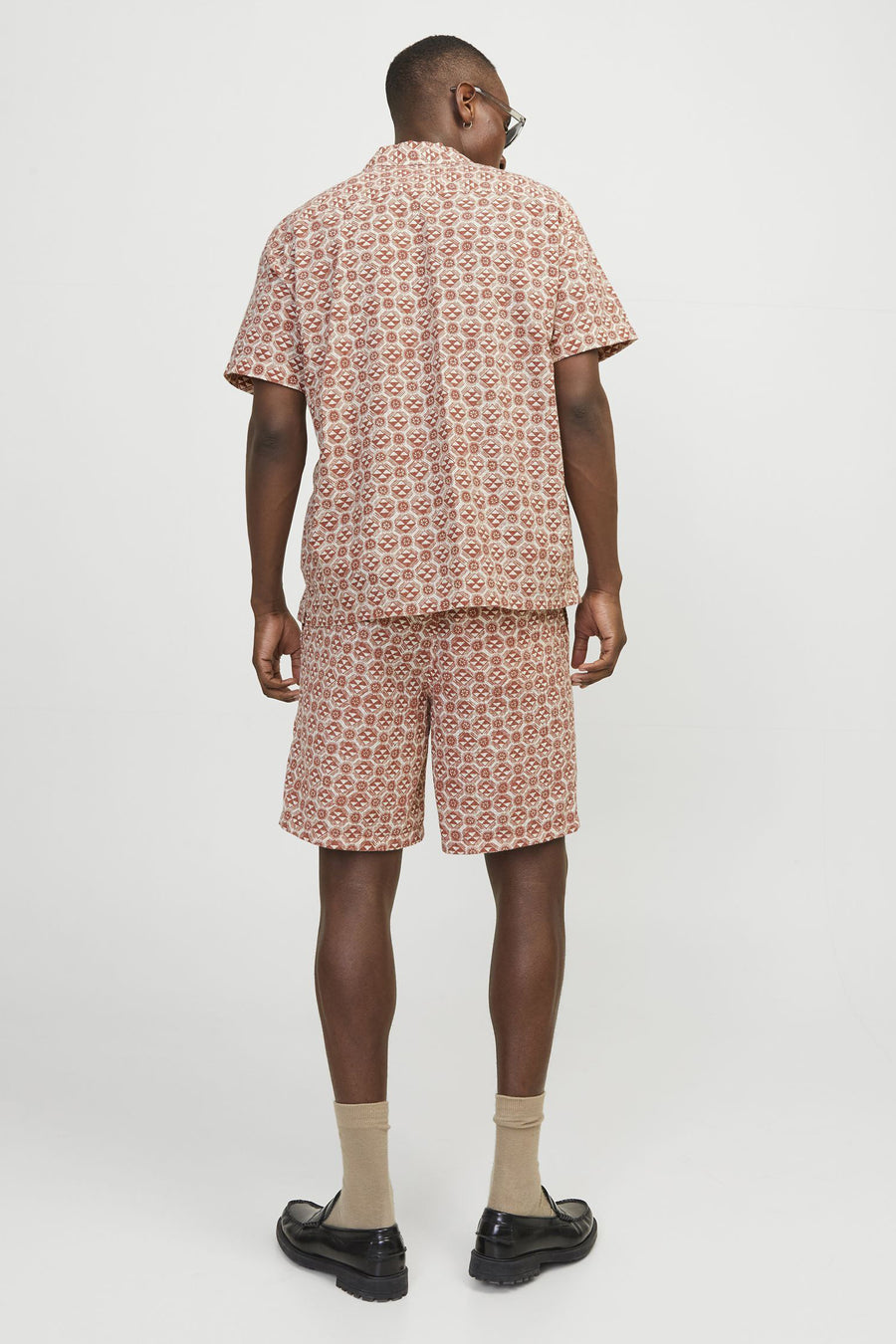 Hemd (korte mouwen) Bruin - ORIGINALS BY JACK & JONES