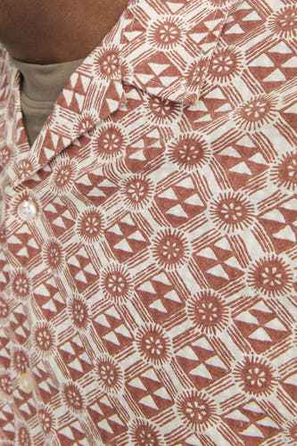 Hemd (korte mouwen) Bruin - ORIGINALS BY JACK & JONES