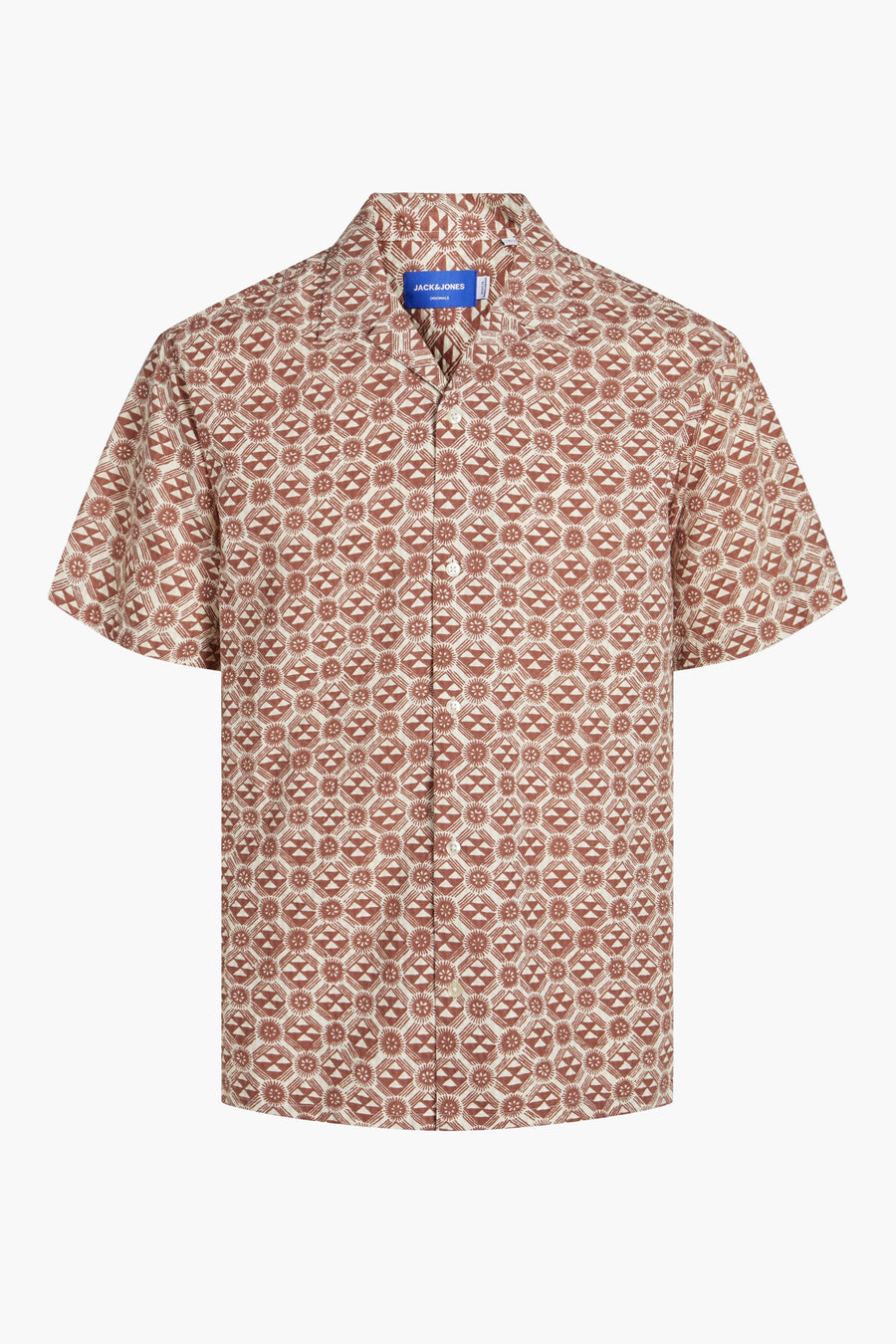 Hemd (korte mouwen) Bruin - ORIGINALS BY JACK & JONES
